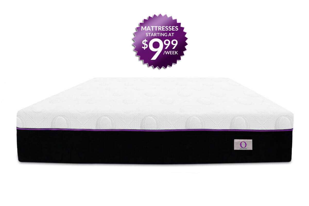 O Mattress with seal in the back - Matresses starting at $9.99/week