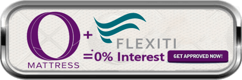 "O" Mattress + Flexiti = 0% interest - Get Approved Now!