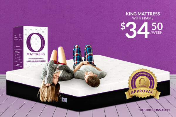 King "O" Mattress-Platinum with Frame